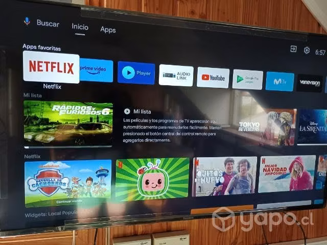 TV PANASONIC 4k Smart Android 55 pulgadas