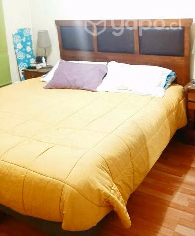 Cama King con respaldo