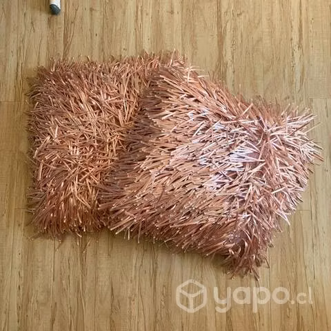 2 Almohadas Decorativas Rosado Pastel