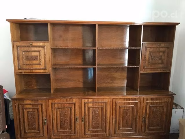 Biblioteca de madera de roble (1.90x2.40)