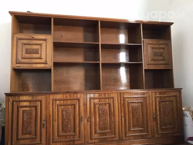 Biblioteca de madera de roble (1.90x2.40)
