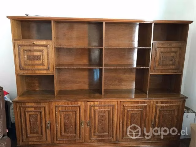 Biblioteca de madera de roble (1.90x2.40)