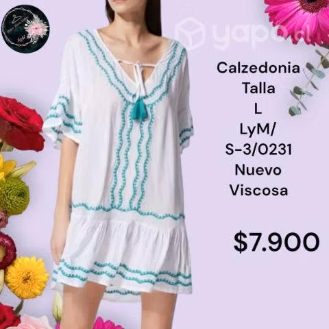 Vestido Viscosa talla L