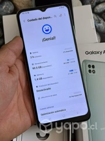 Samsung a22 5g de 128 gb