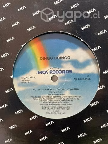 Vinilo Oingo Boingo not my slave"