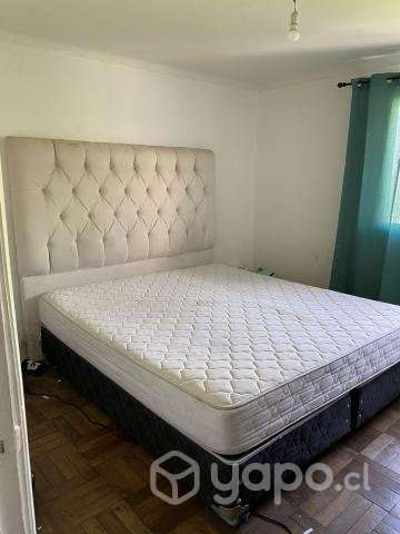 Cama king con respaldo acolchado - Imagen 2