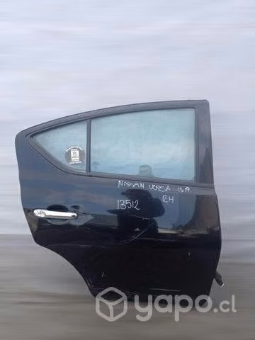 Puerta trasera RH Nissan versa 2012 2019