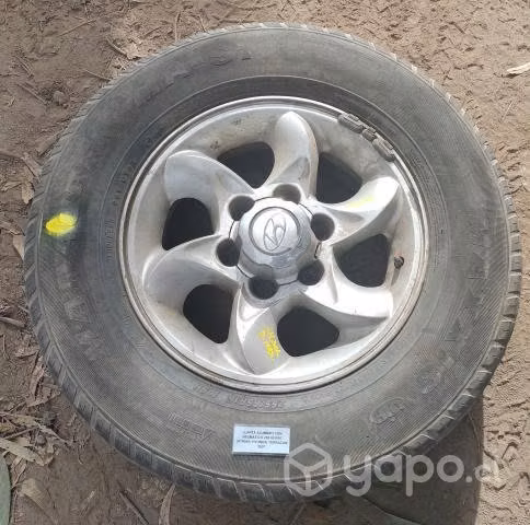 Llanta Aluminio C/Neum 255 65 R16(HTR001) Terracan