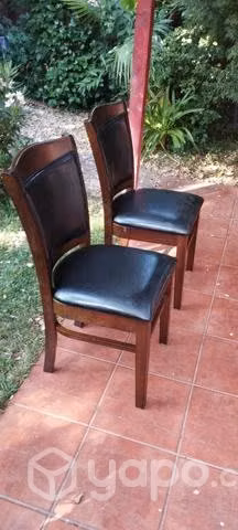 Par de elegantes Sillas de comedor