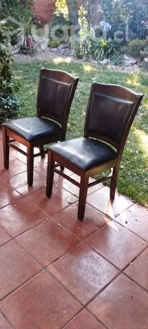 Par de elegantes Sillas de comedor