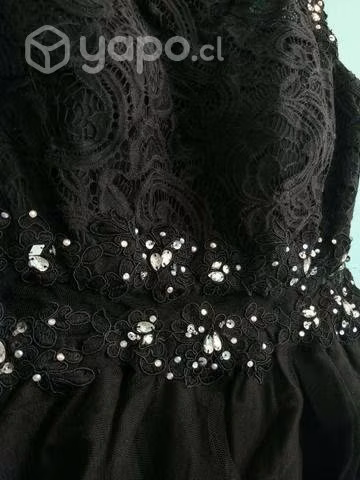 Vestido gala negro - Imagen 3