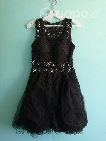 Vestido gala negro