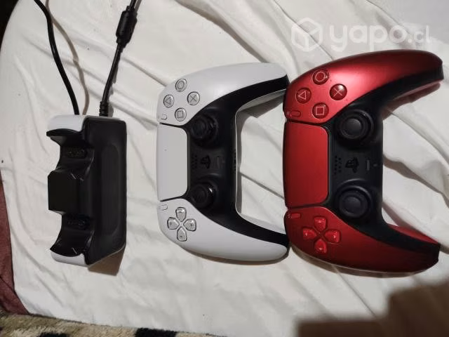 Controles de ps5 Dualsense + Cargador doble.