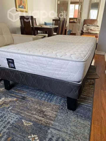 Cama Rosen 1,5 plazas (Colchón y Base)