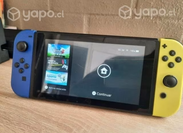 Nintendo Switch V1 con 5 juegos físicos