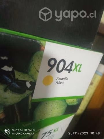 Tinta HP 904xl Yellow original de alta