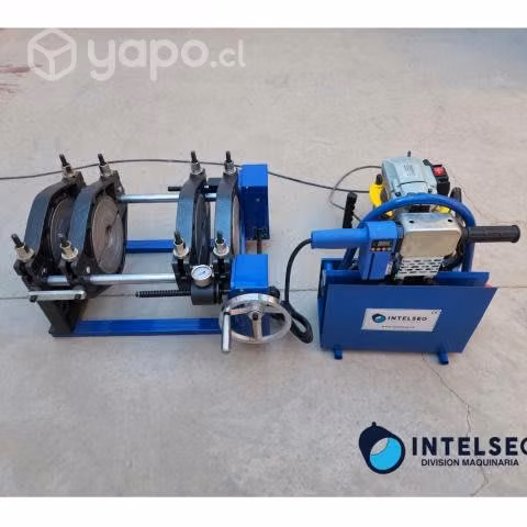 Maquina termofusion manual de 63-160mm para hdpe