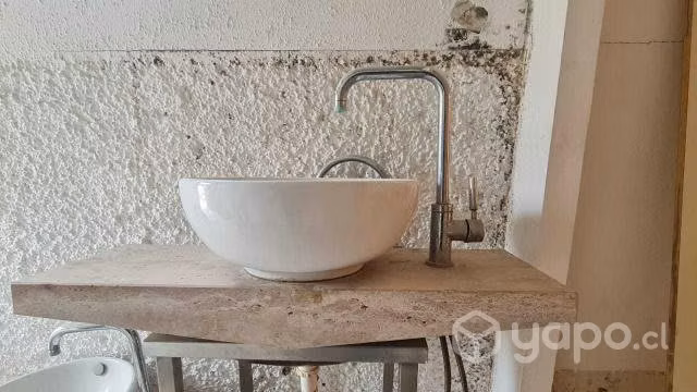 Lavamanos sobreponer con base