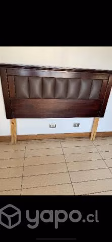 Respaldo para cama de 2 plazas
