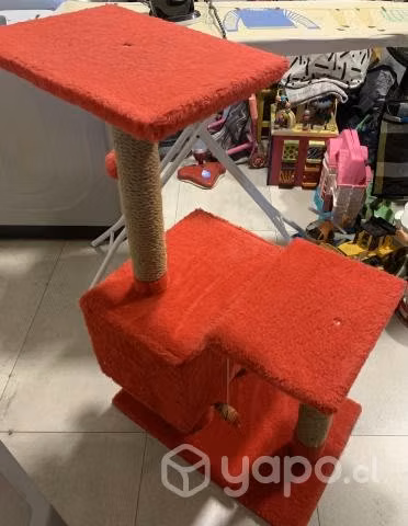 Rascador para gato tipo casa