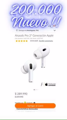 Audifonos inalambricos apple