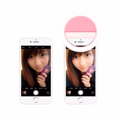 Aro Luz Led Celular Selfie 3 Modos Iluminación Usb