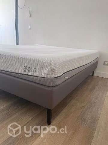Cama Rosen Pratta 1.80x2.00 con Colchon - Imagen 3