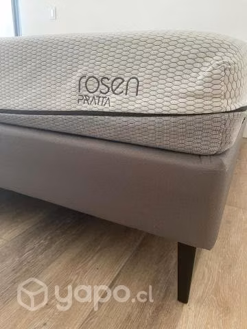 Cama Rosen Pratta 1.80x2.00 con Colchon - Imagen 4