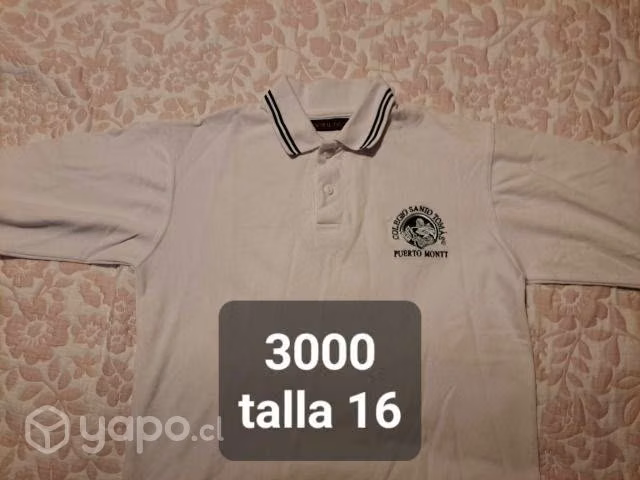 Uniforme Colegio Santo Tomás talla 16