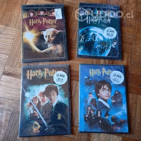 DVDs de Harry Potter nuevos y sellados