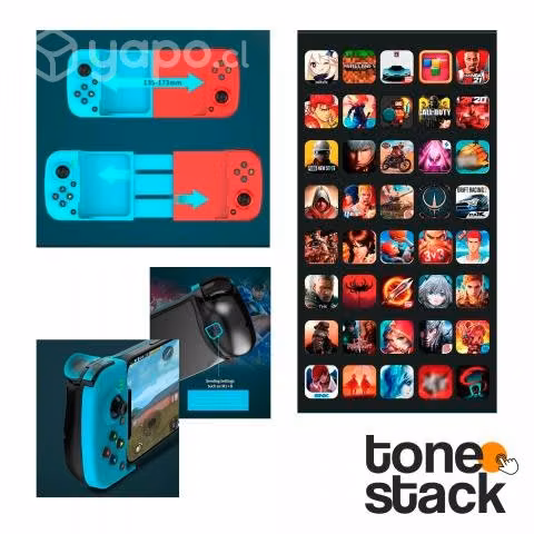 Gamepad BSP-D3 Celular Bluetooth Android/IOS