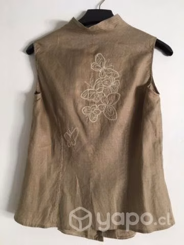 Blusa lino talla S-M. Retiro cerca metros Tobalaba - Imagen 5