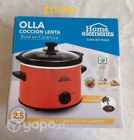olla de cocción lenta eléctrica
