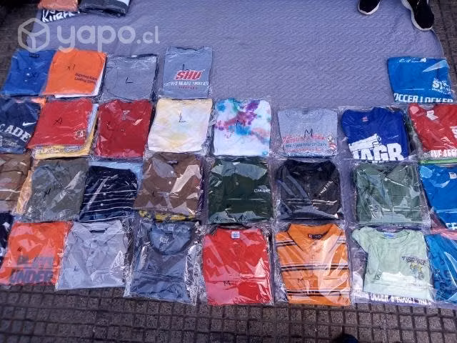 Lote de poleras americanas XL-XXL-XXXL
