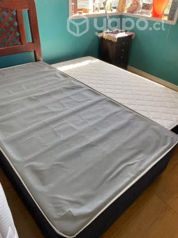 Cama nido 1,5 plaza + respaldo