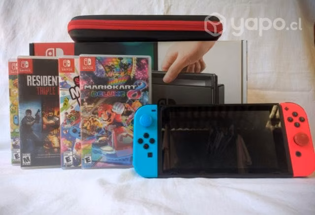 Nintendo Switch como nueva + 3 juegos