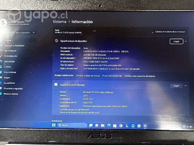Noteboock Asus