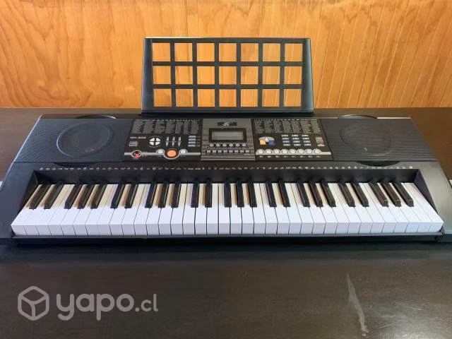 Teclado MK-906 61 teclas con atril negro