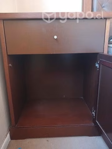 Cama 2 plazas incluye respaldo y veladores - Imagen 6