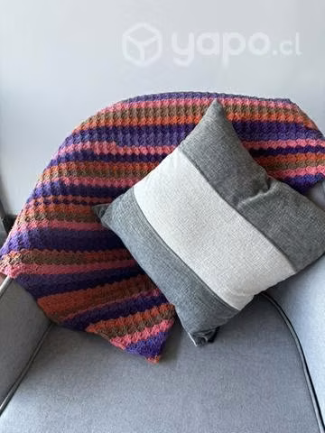 Manta chal tejida a crochet
