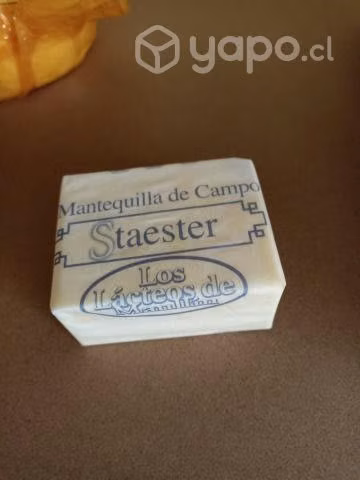 Quesos y mantequilla
