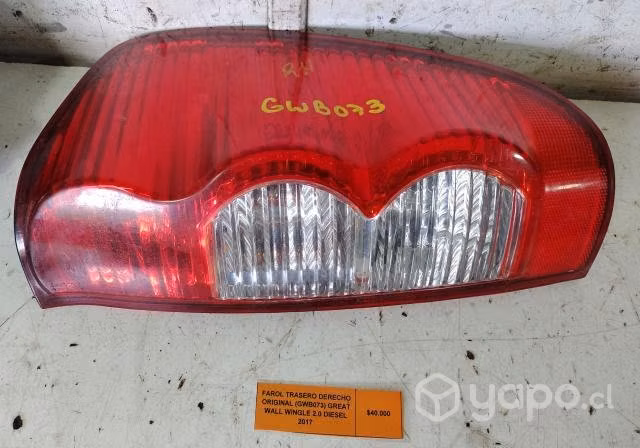 Farol Trasero Derecho Original (GWB073) Wall Wingl