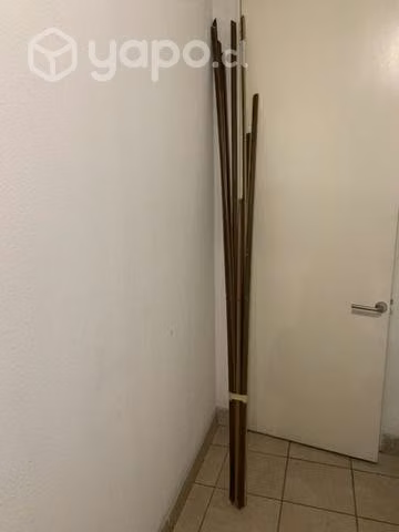 Lote de 9 rodonesde madera Kupfer piso flotante