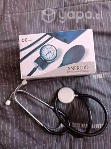 Toma de presion aneroide con fonendoscopio