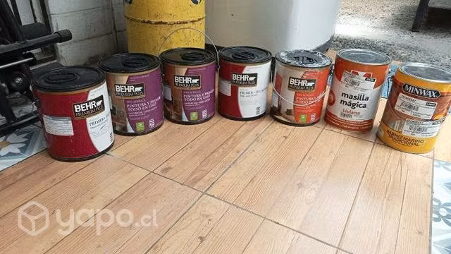 Pintura, barniz, masilla magica