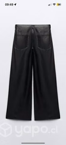 Pantalón Ecocuero Zara - Imagen 2