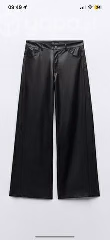 Pantalón Ecocuero Zara