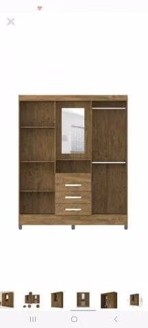 Closet nuevo embalado