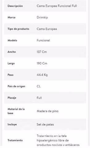 Se vende cama por mudanza - Imagen 4