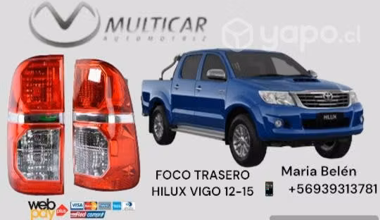 Farol trasero hilux vigo 12-15